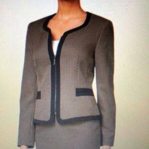 Kasper Women Framed Full-Zip Jacket